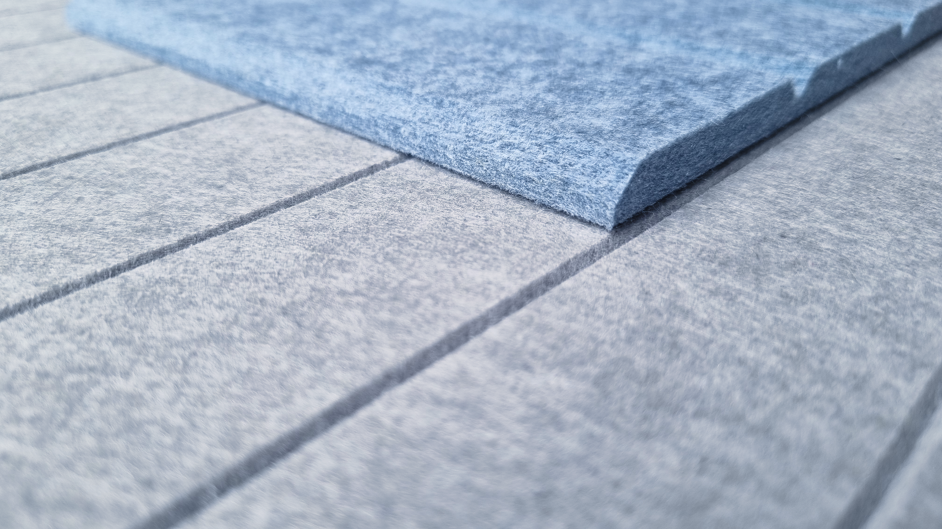 Fieltro PET Acústico ranurado