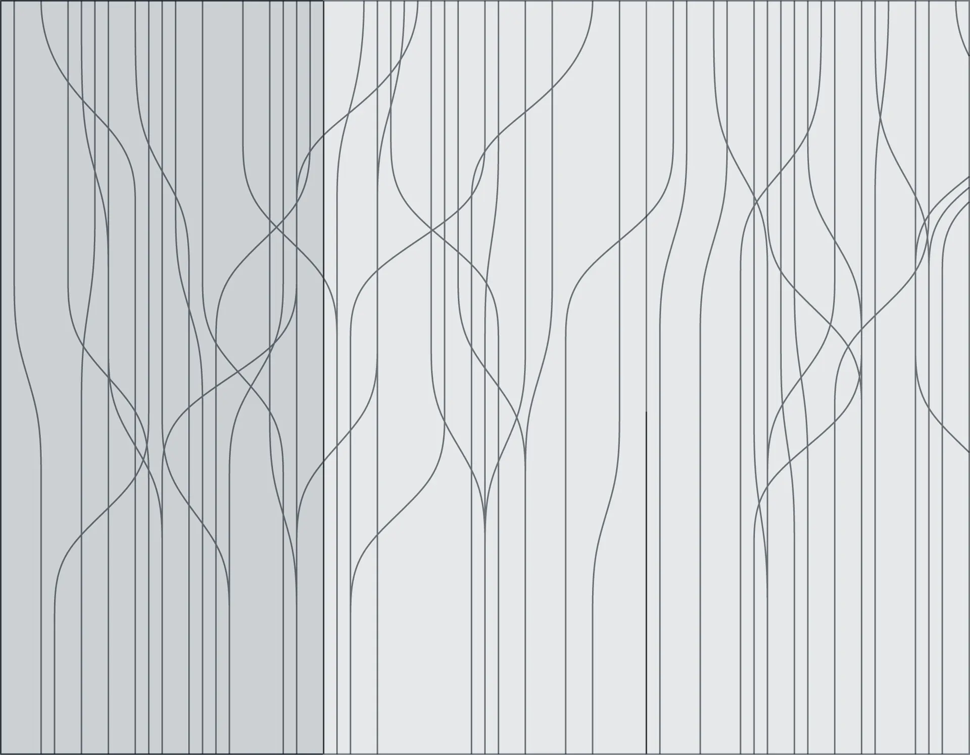 Panel Ranurado acústico con diseño Brisa.